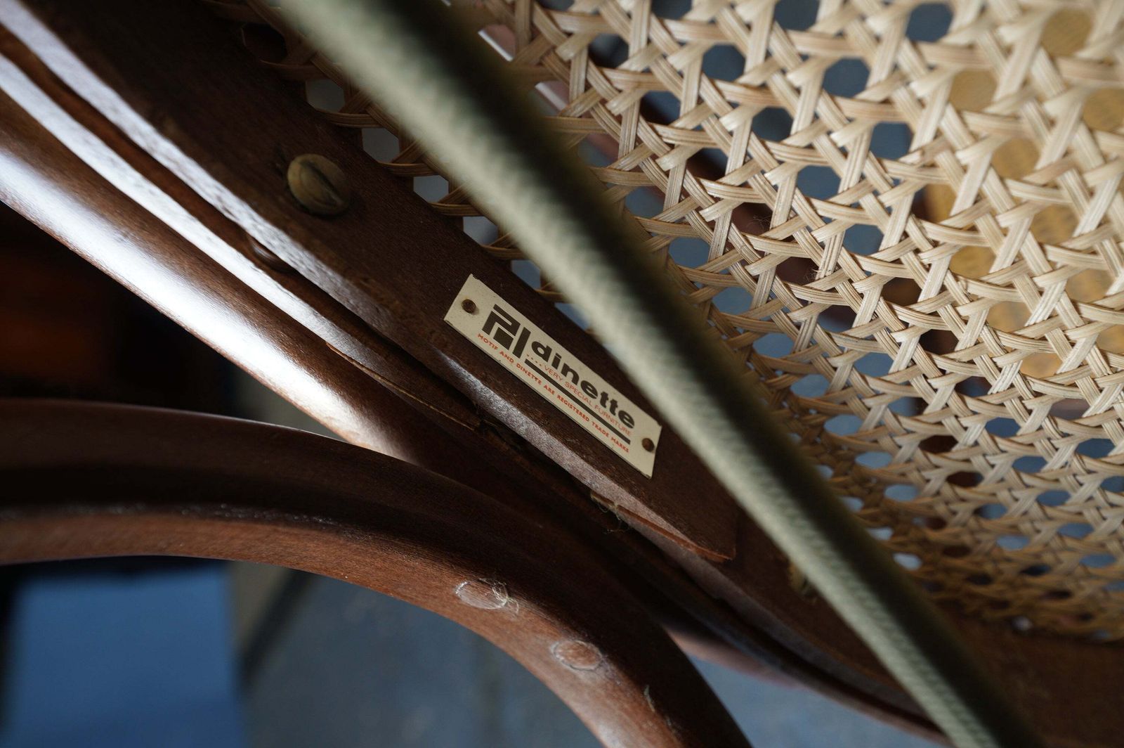 Furniture Vintage "P.I. Dinette" Bentwood Rocking Chair – Thonet Style (C.1970s) photo
