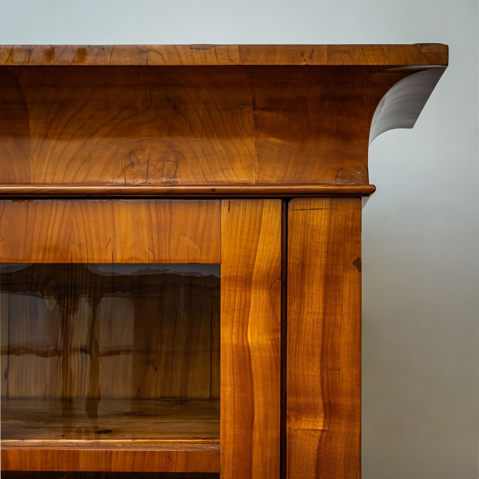 Furniture Biedermeier Cherrywood Bookcase, Germany, Circa 1820 photo