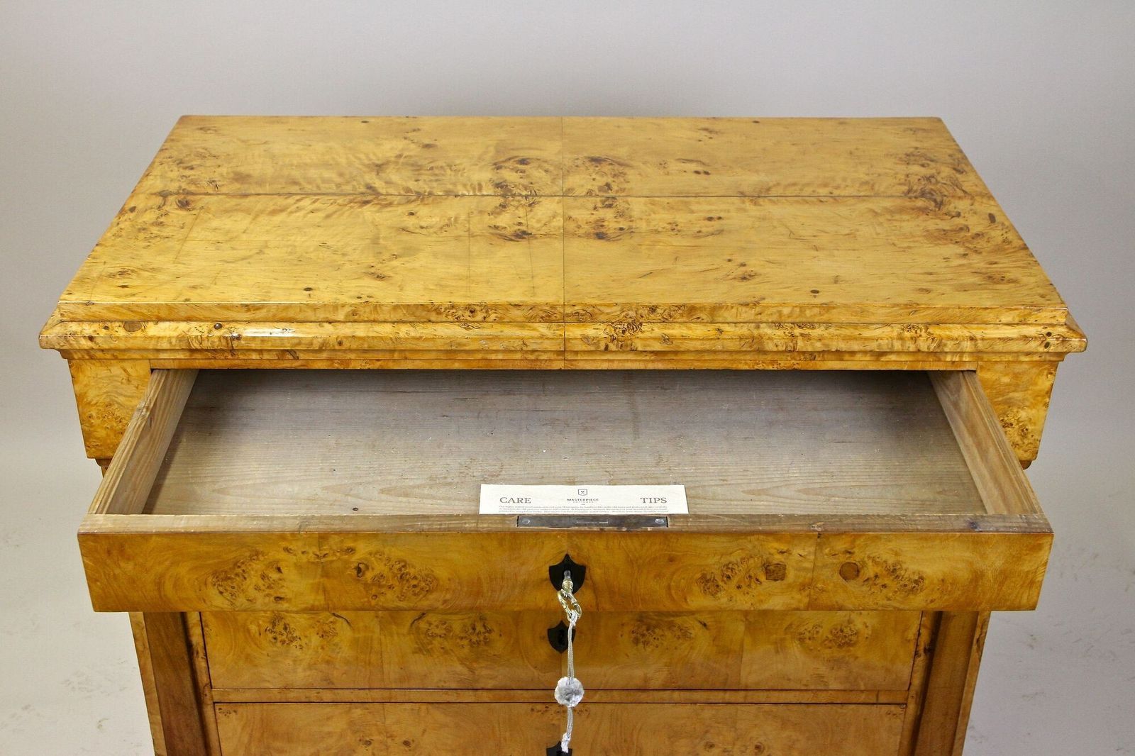 19th Century Biedermeier Chest Of Drawers, Poplar Wood, Germany Ca. 1840 photo 6300.0