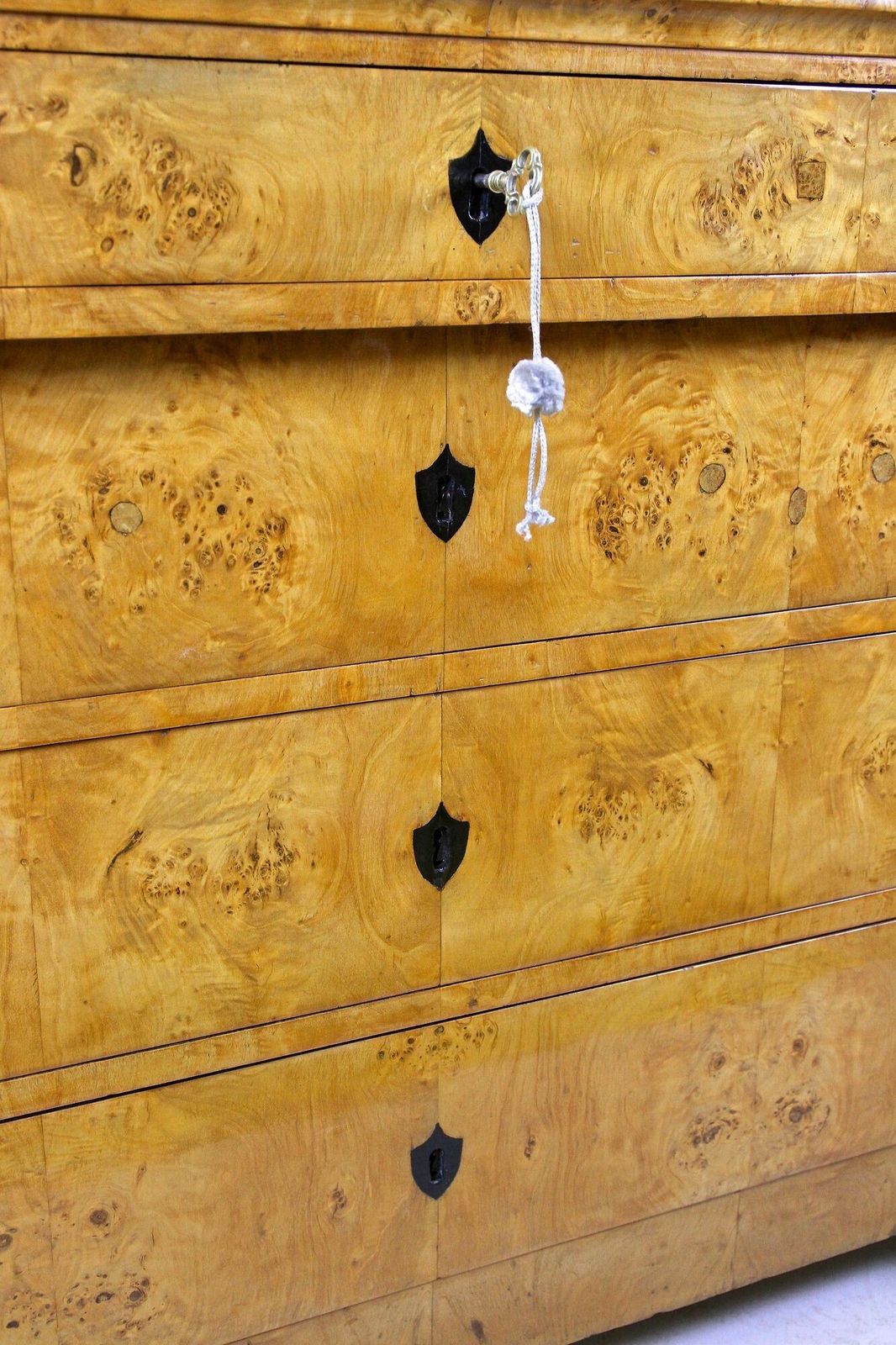 Furniture 19th Century Biedermeier Chest Of Drawers, Poplar Wood, Germany Ca. 1840 photo