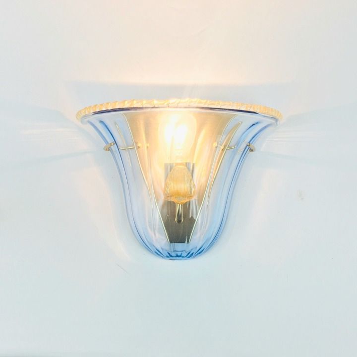 Paar La Murrina Murano Kunstglas Wandlampen, Murano, Italië, Jaren 1980/1990 photo Verlichting