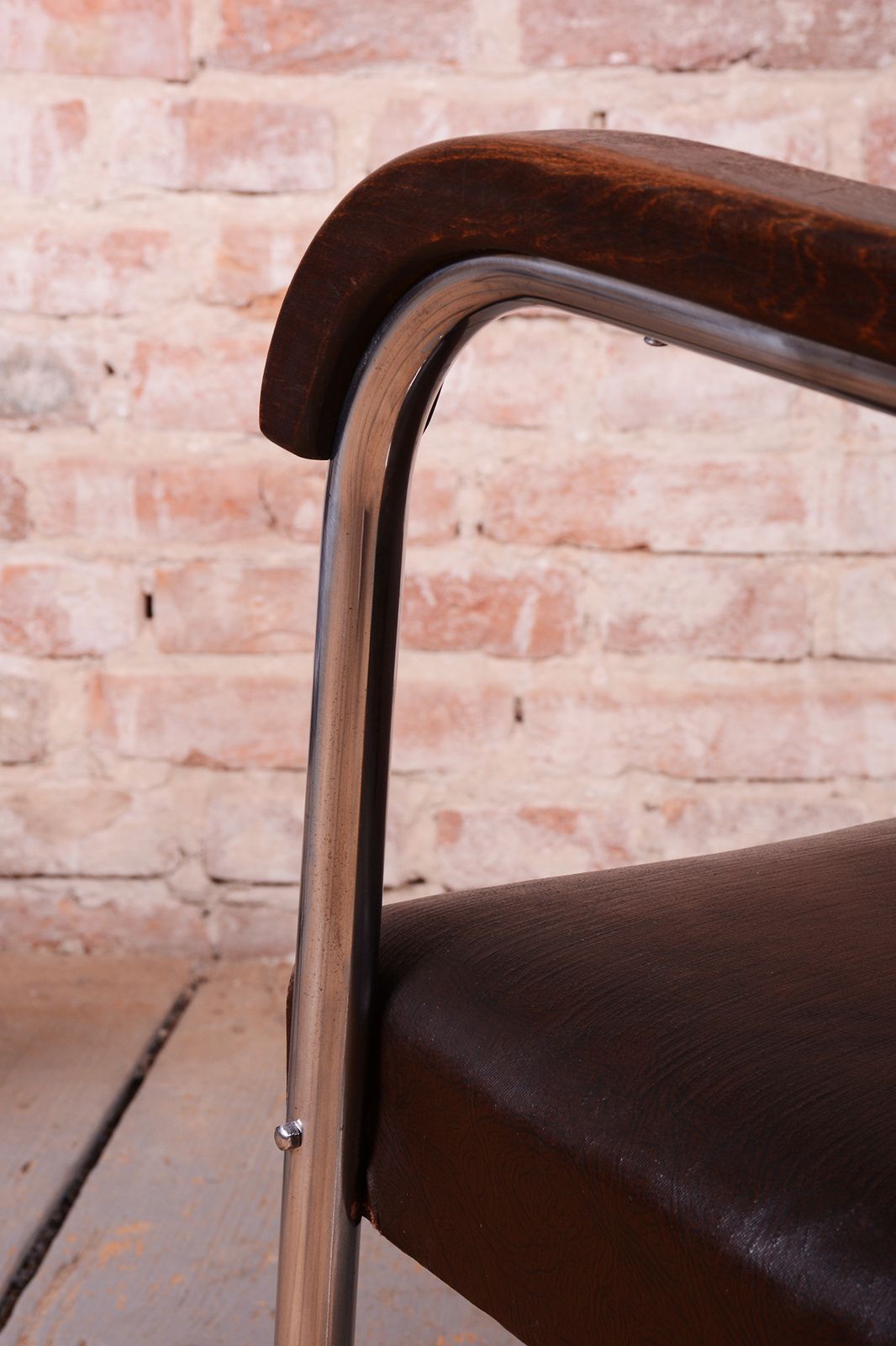 Pair Of Restored Bauhaus Armchairs, By A. Lorenz For Mücke Melder, Czech, 1930s photo buy