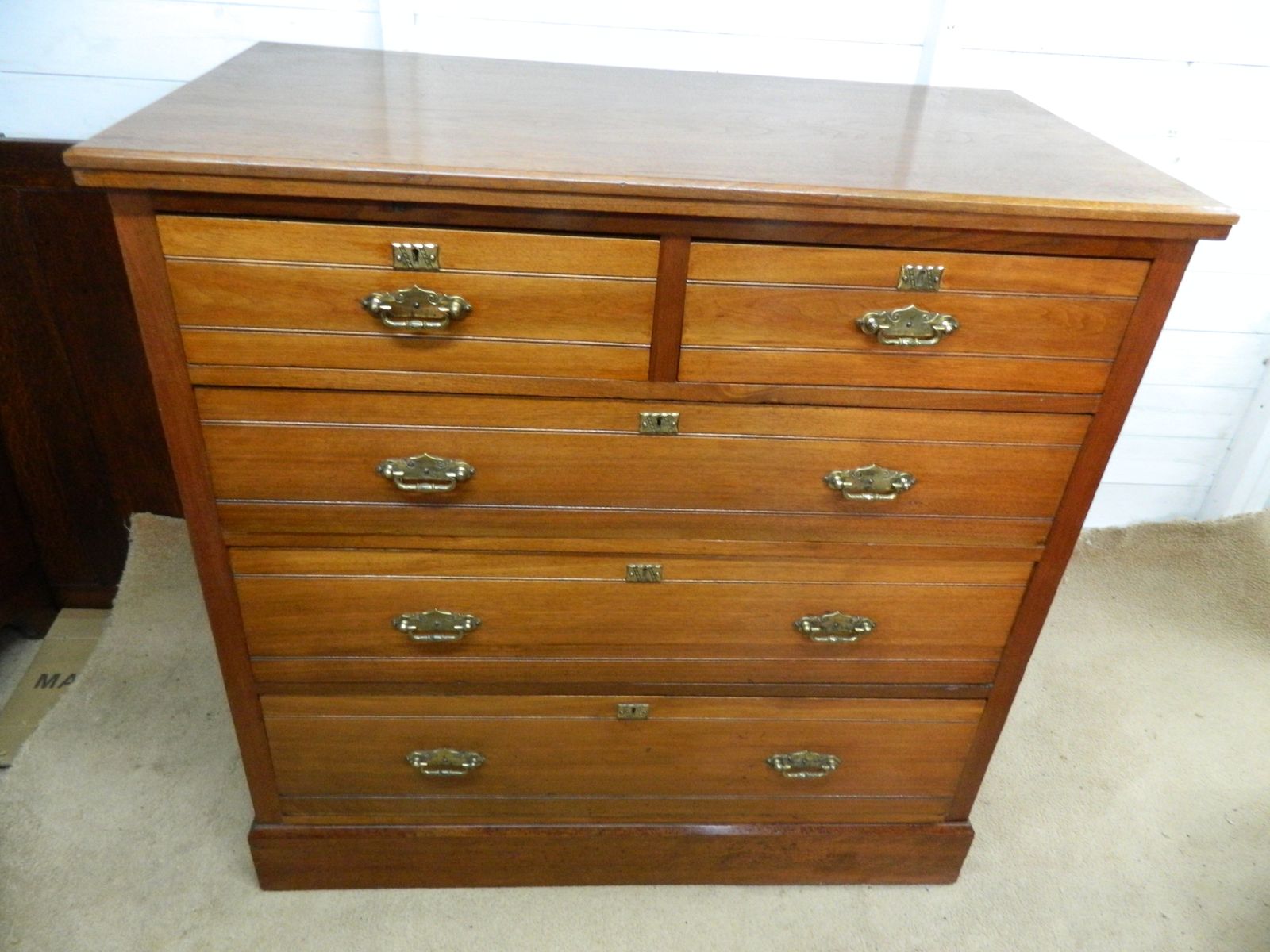Blyth And Sons Victorian Walnut Chest Of Drawers