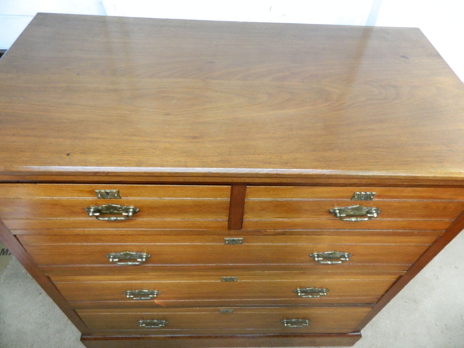 Blyth And Sons Victorian Walnut Chest Of Drawers photo Furniture