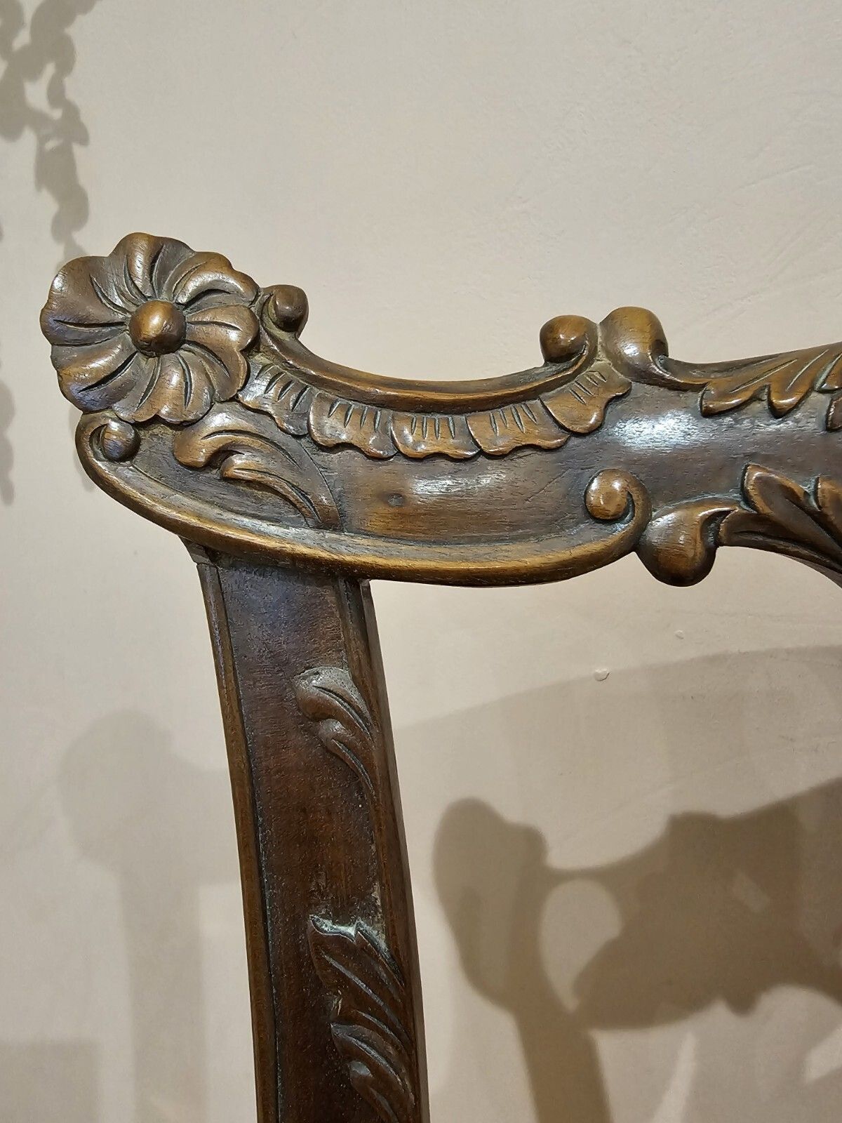 Chippendale Revival Carver Chair   Solid Wood, Sculpted Arms & Cabriole Legs photo buy