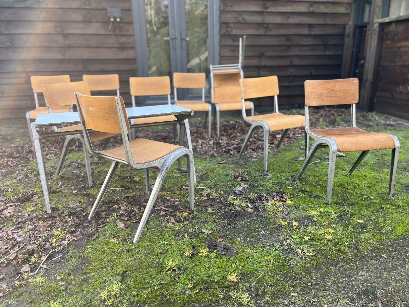 Esavian Children’s Stacking School Chair By James Leonard, 1950s Height 40cm photo 100.0
