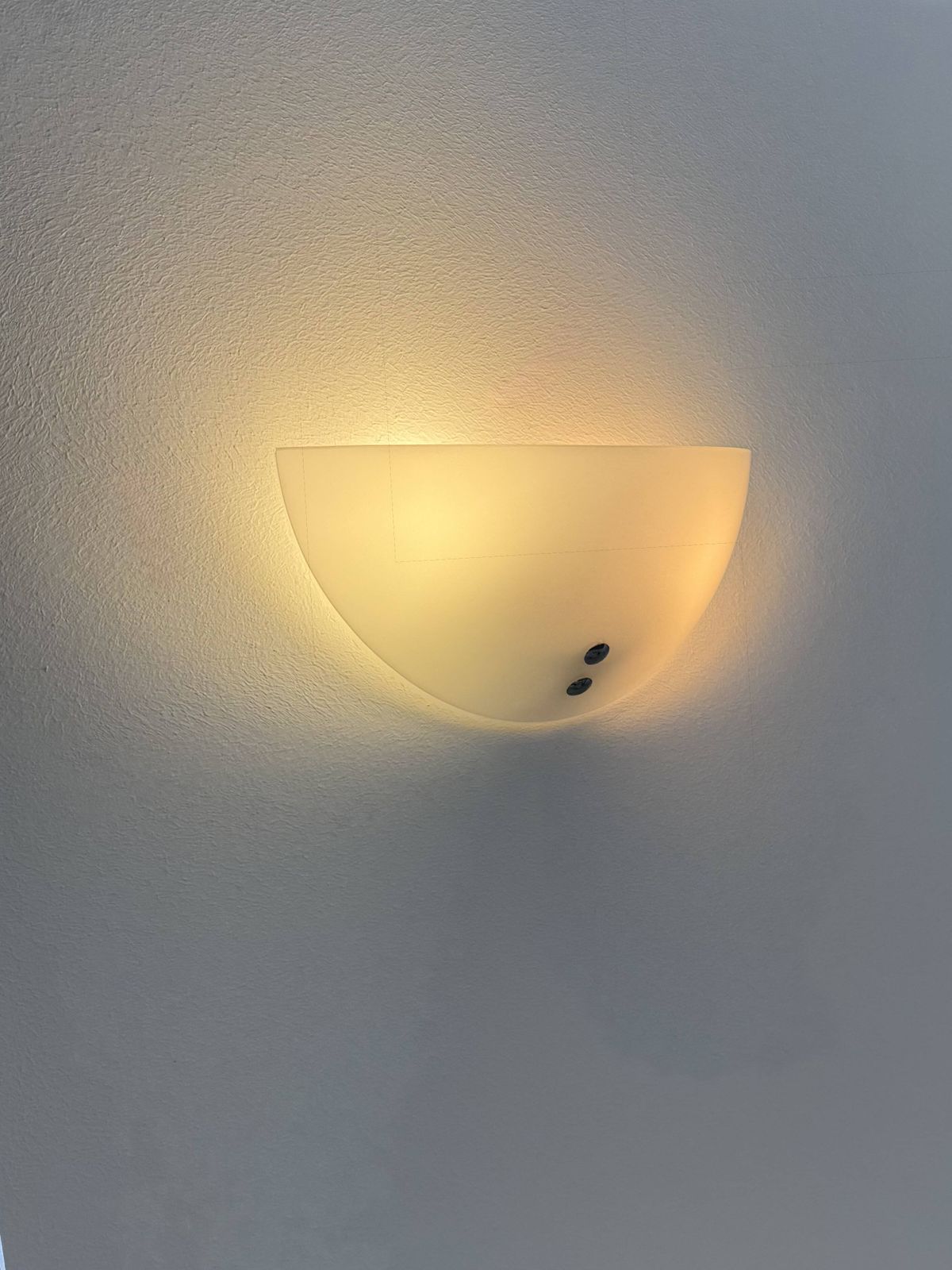 Vintage Wall Light, Opaline Glass And Chrome, France, 1970 photo furniture