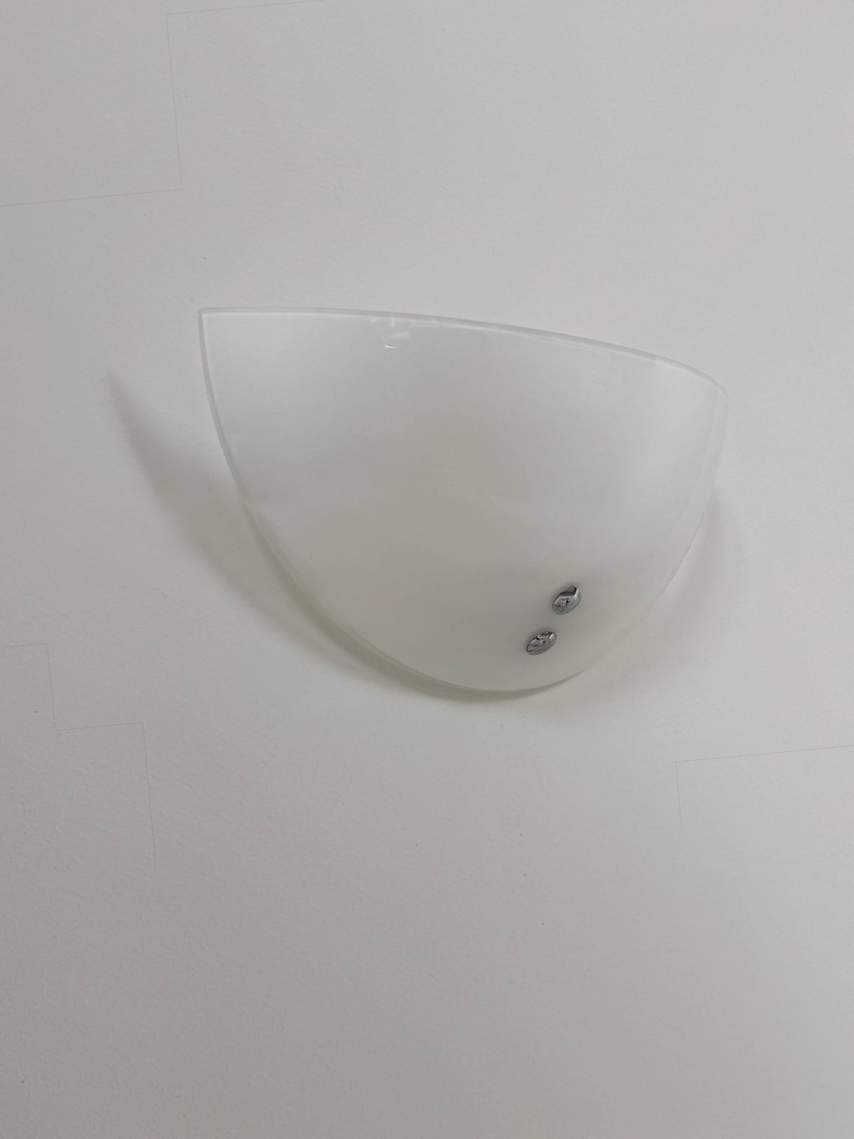 Vintage Wall Light, Opaline Glass And Chrome, France, 1970 photo buy