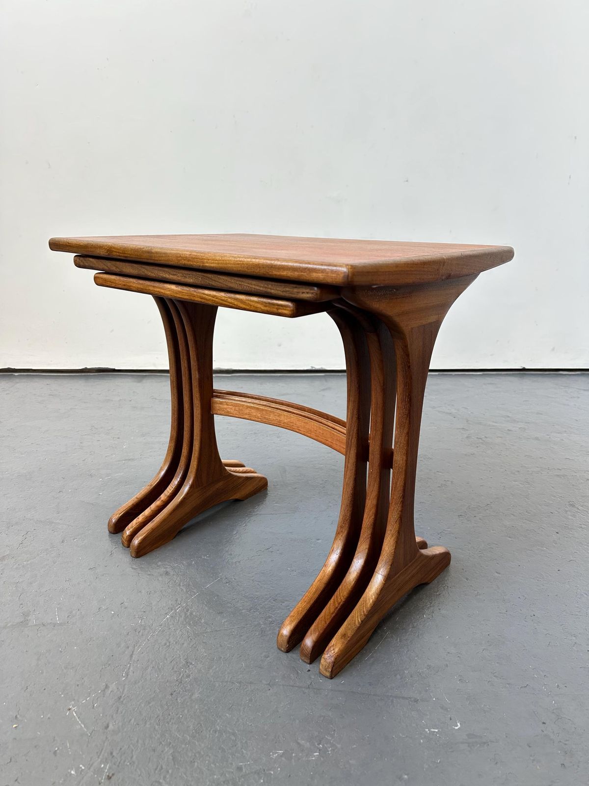 Vintage G Plan Teak Quadrille Nest Of Tables. Danish Retro Quadrille Mid Century photo 220.0