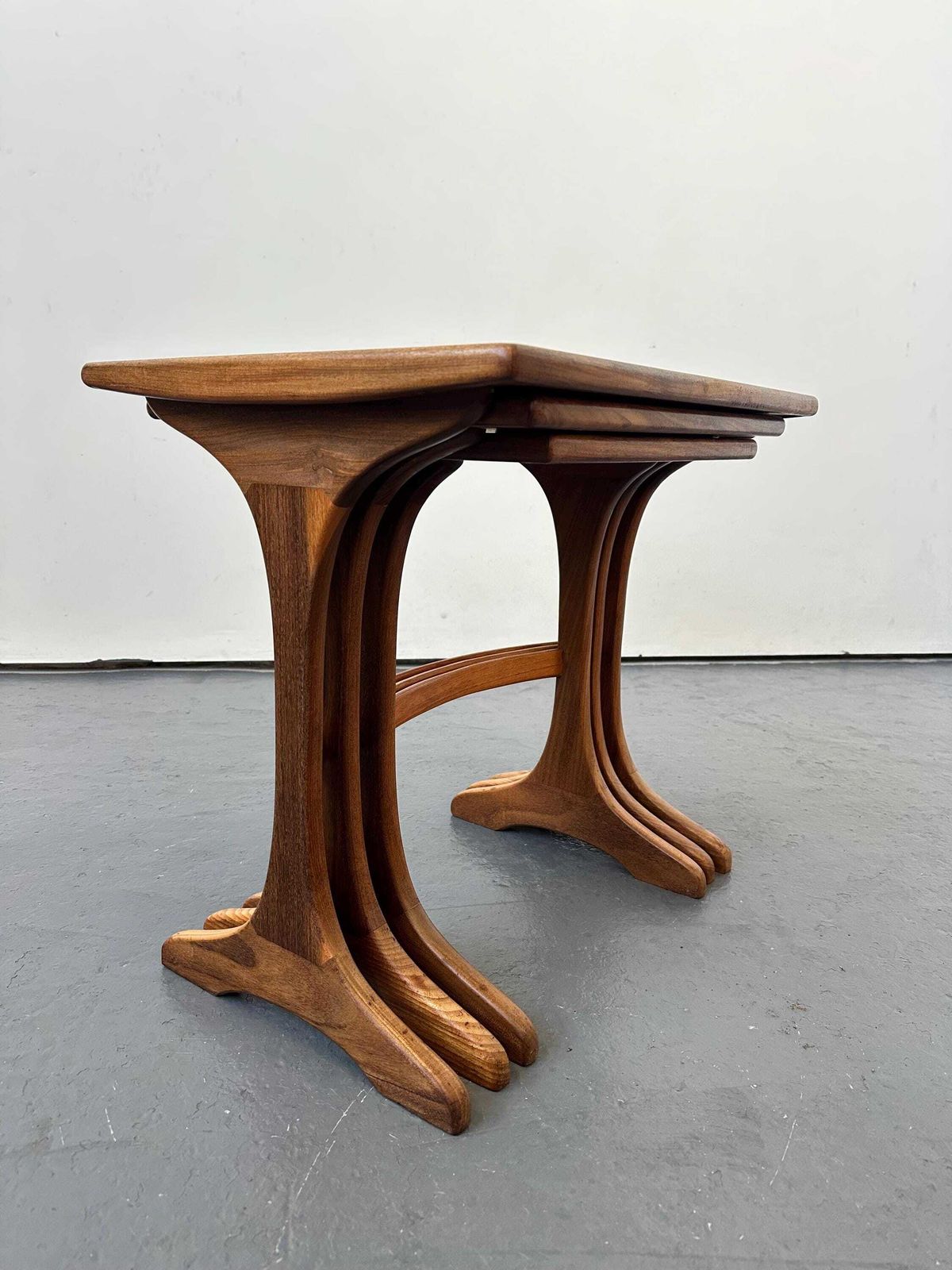 Vintage G Plan Teak Quadrille Nest Of Tables. Danish Retro Quadrille Mid Century photo vinterior