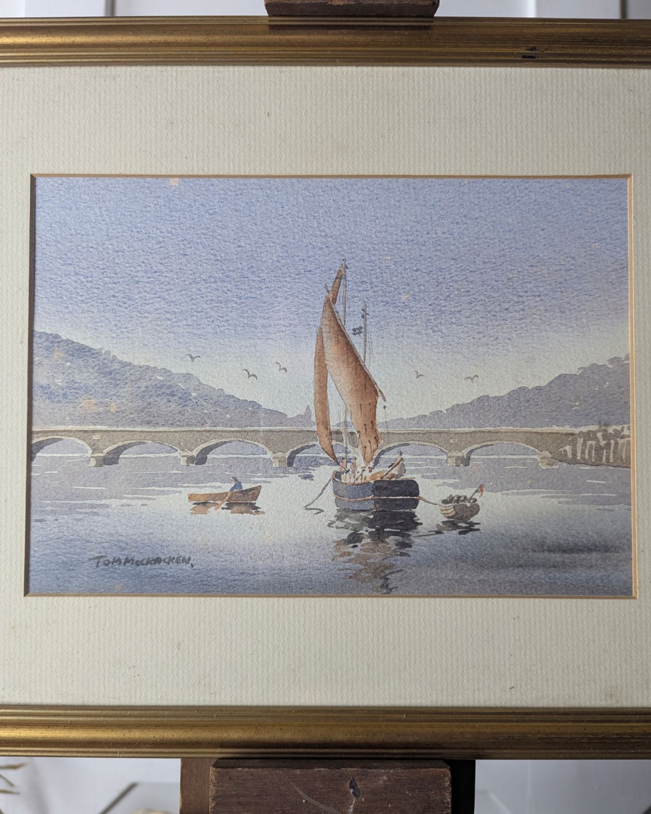 Pair Of Nautical Watercolours – Tom Mccracken photo furniture