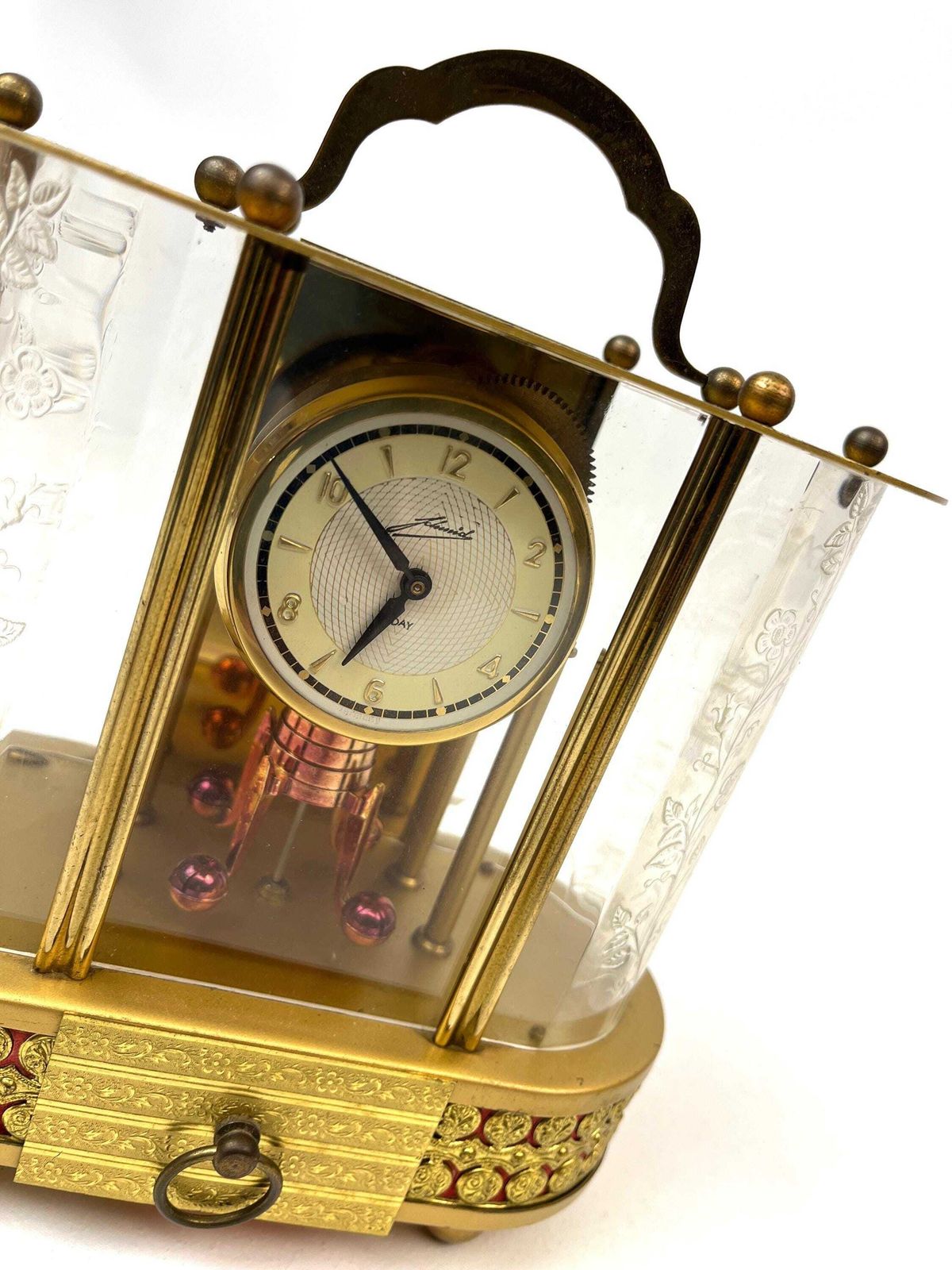 Rare Stunning Mid Century Schmid 8day Desk Clock With Reuge Music Box photo furniture