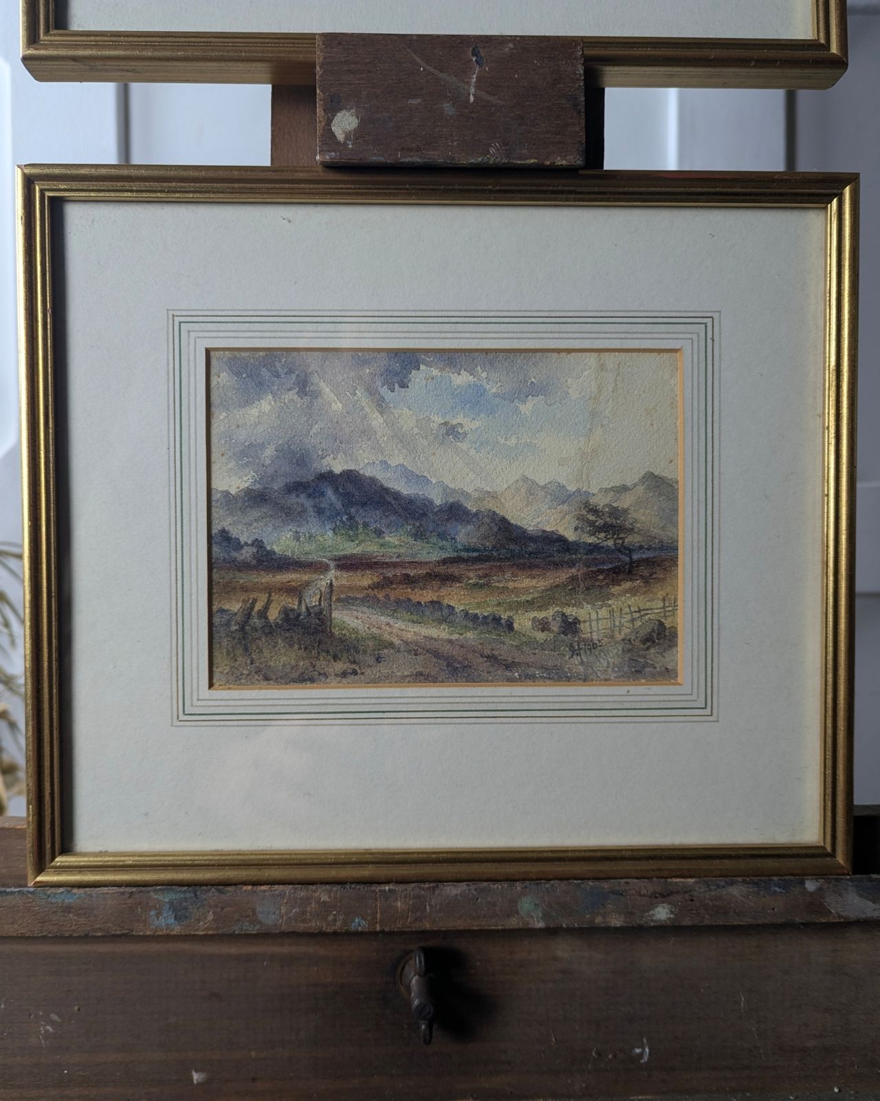 Pair Of Early C20th Landscape Watercolours – Possibly Henry Martin Pope (1906) photo for sale