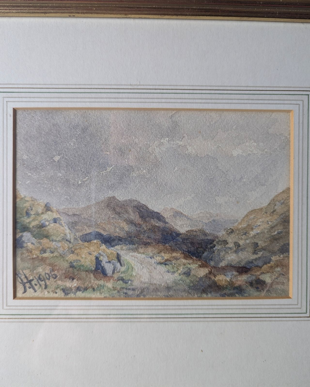 Pair Of Early C20th Landscape Watercolours – Possibly Henry Martin Pope (1906) photo 120.0