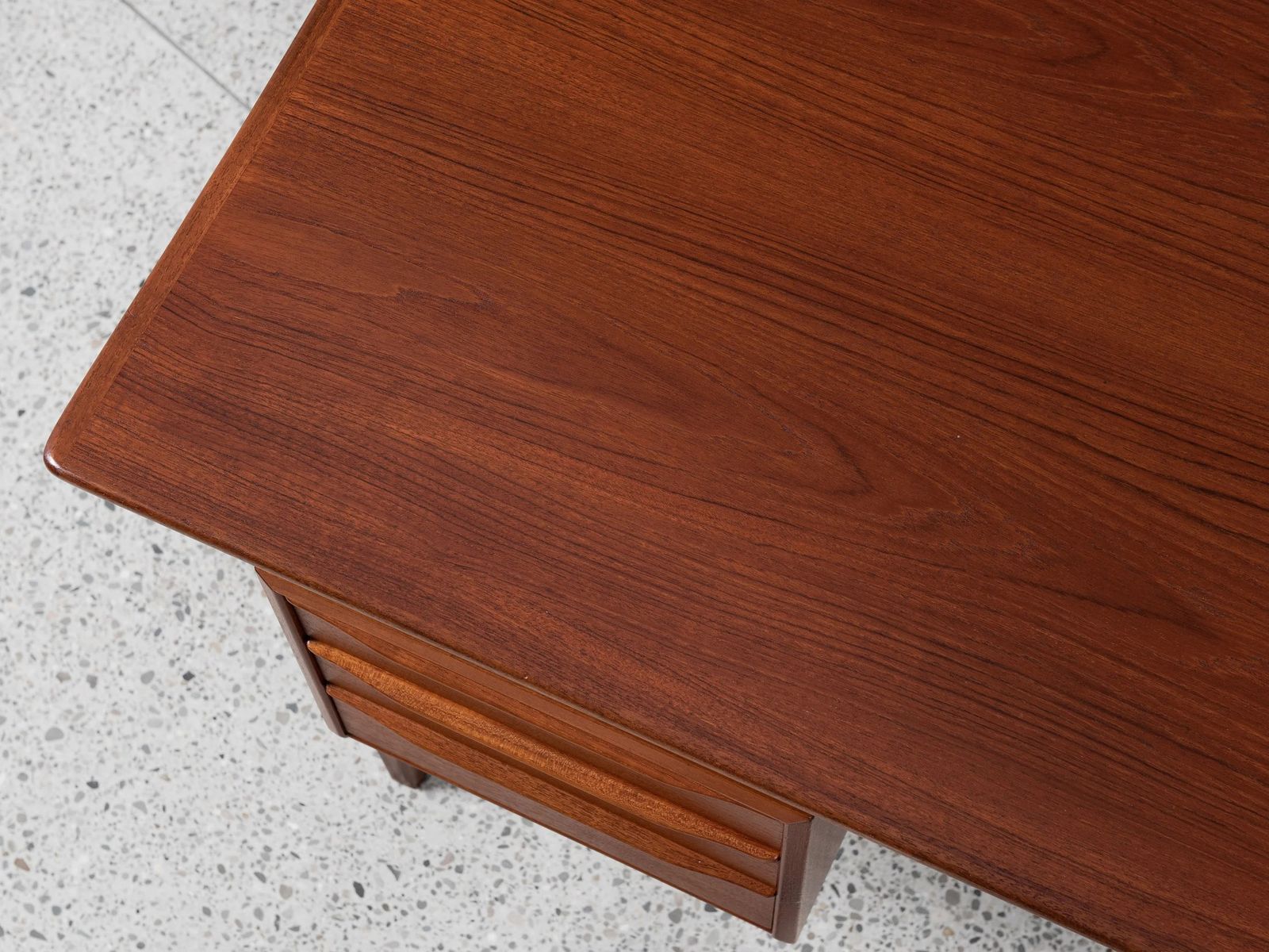 photo for sale Midcentury Danish Desk In Teak By Peter Løvig Nielsen   1968