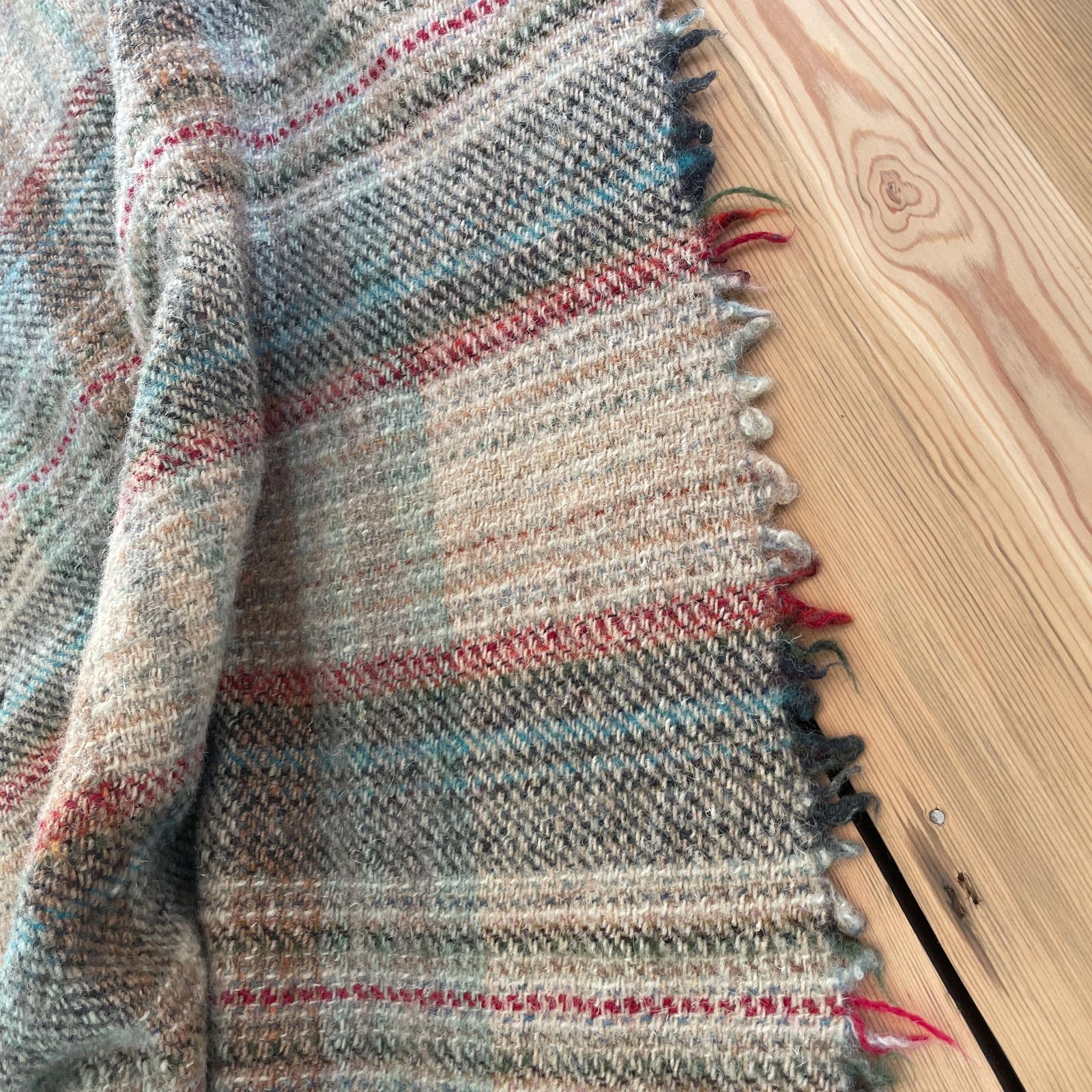 photo vinterior The National Trust Wool Blanket Blue Plaid British Heritage Sofa Throw Bed Throw English Countryside Cottage Decor Checked Pattern