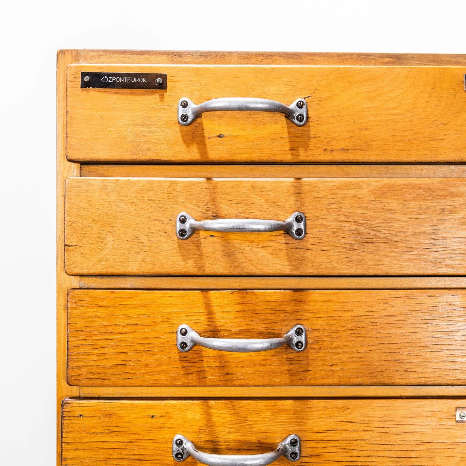 1950’s Tall Multidrawer Engineers Cabinet – Fifteen Drawer photo furniture