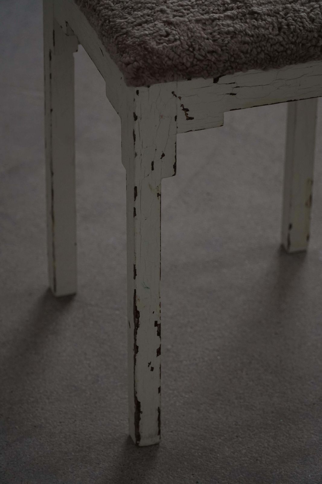 photo furniture A Pair Of Antique Danish Stools, Lambswool Seats, Late 19th Century
