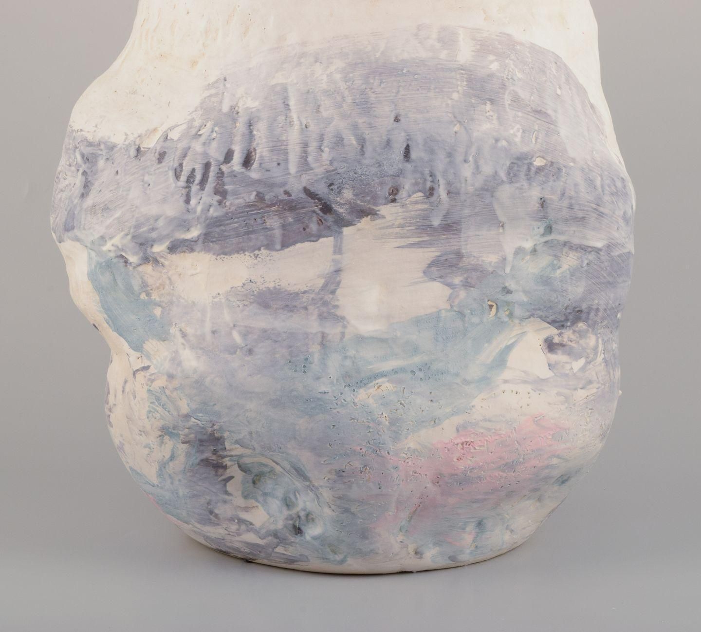 Christina Muff, Contemporary Danish Artist. Unique Vase In Pinching Technique. photo buy