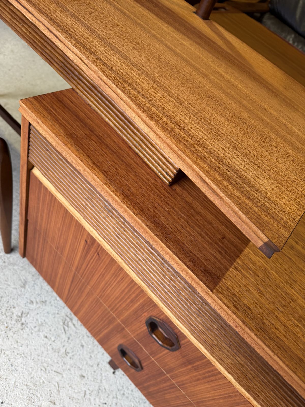 photo buy Mid Century Elliots Of Newbury Dressing Table & Stool, Vanity Table