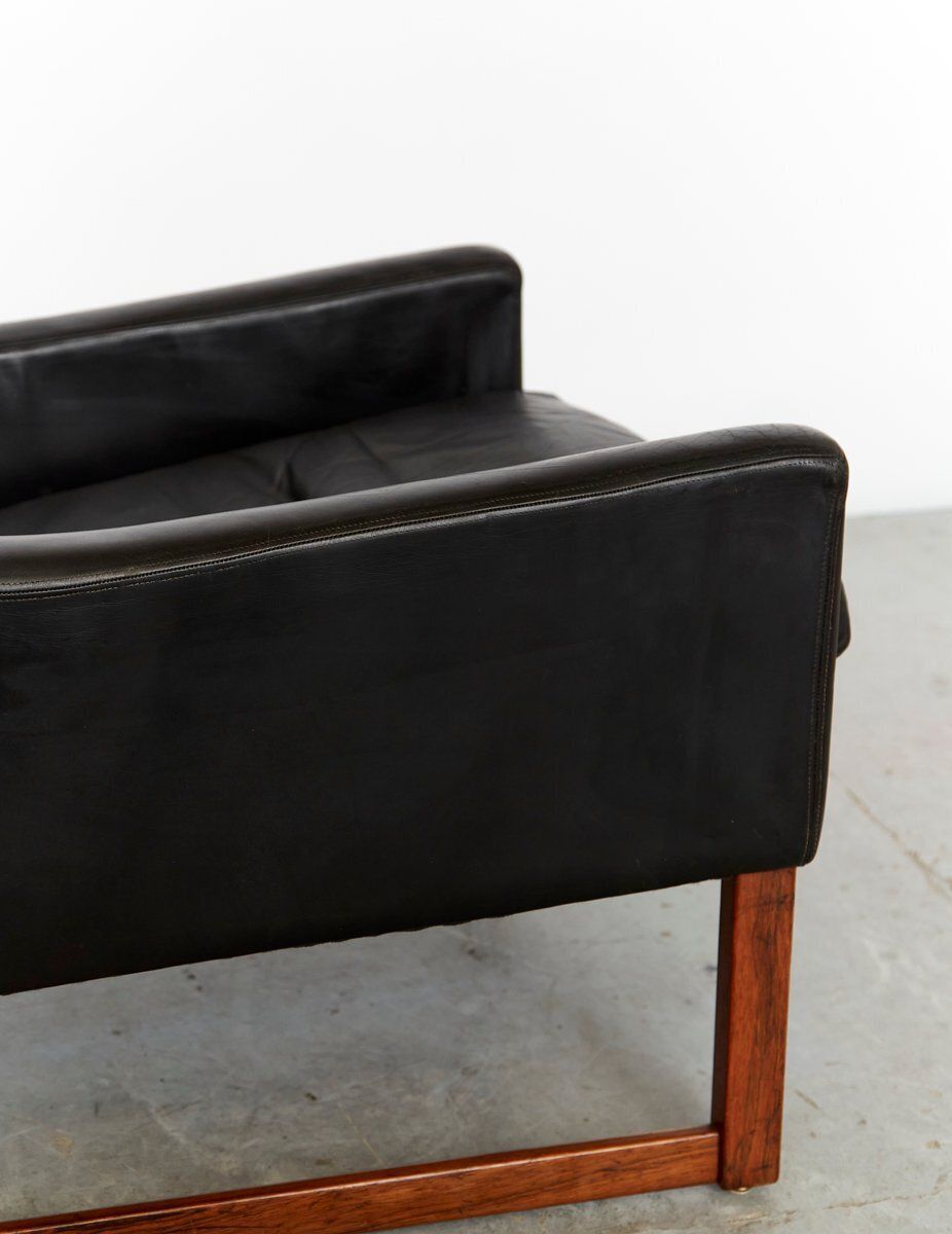 photo furniture Vintage Wing Chair & Footstool By Rudolf Glatzel For Kill International, 1960s