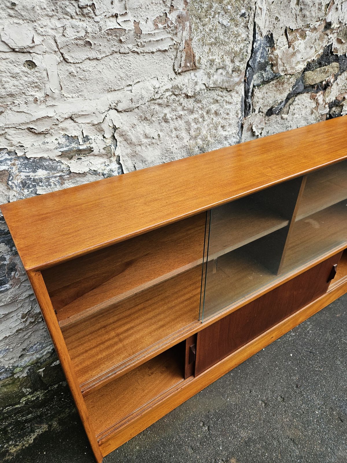 Display Cabinet By Herbert Gibbs Bookcase Shelving Mid Century Teak Furniture photo buy