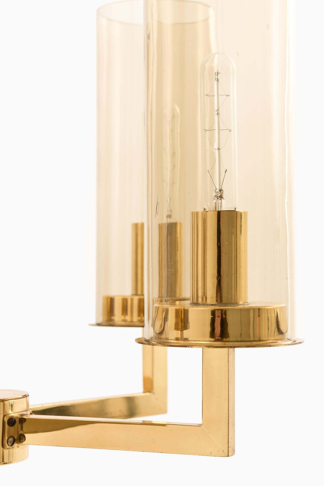 Ceiling Lamp With Amber Tinted Glass Shade By Hans Agne Jakobsson, 1950s photo furniture