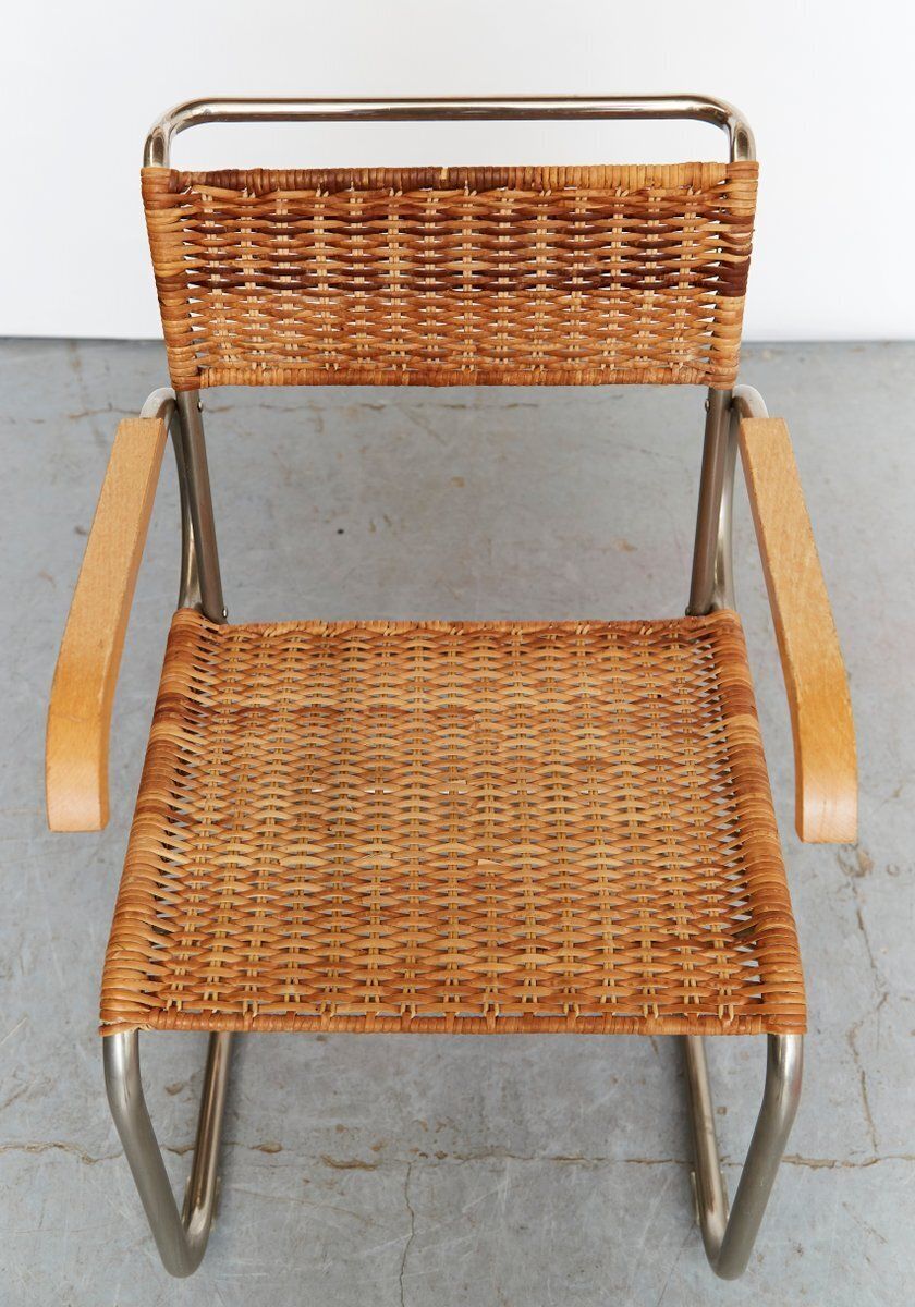 Bauhaus D40 Armchair By Marcel Breuer For Tecta, 1980s, Set Of 4 photo 2486.0