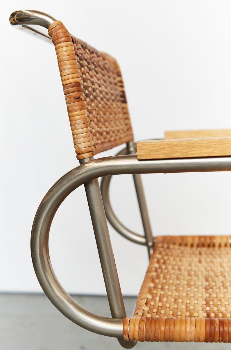 2486.0 Bauhaus D40 Armchair By Marcel Breuer For Tecta, 1980s, Set Of 4 photo