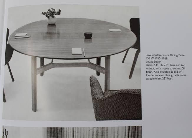 Knoll Associates Low Dining Table By Lewis Butler 1955 1968 Mid Century Modern    Teak photo furniture