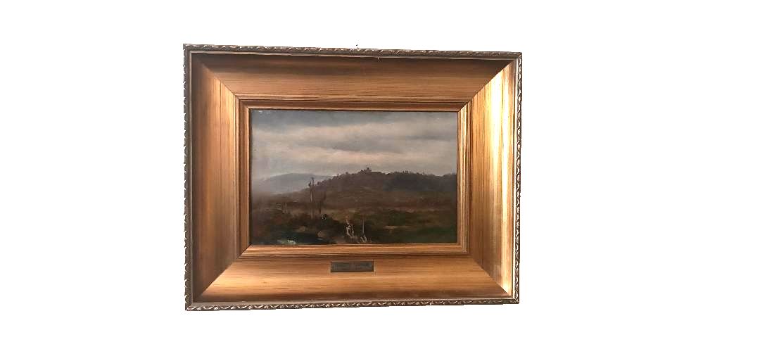 Oil Painting On Canvas, Joseph Hainmann (Milan 1828 Alexandria Of Egypt
