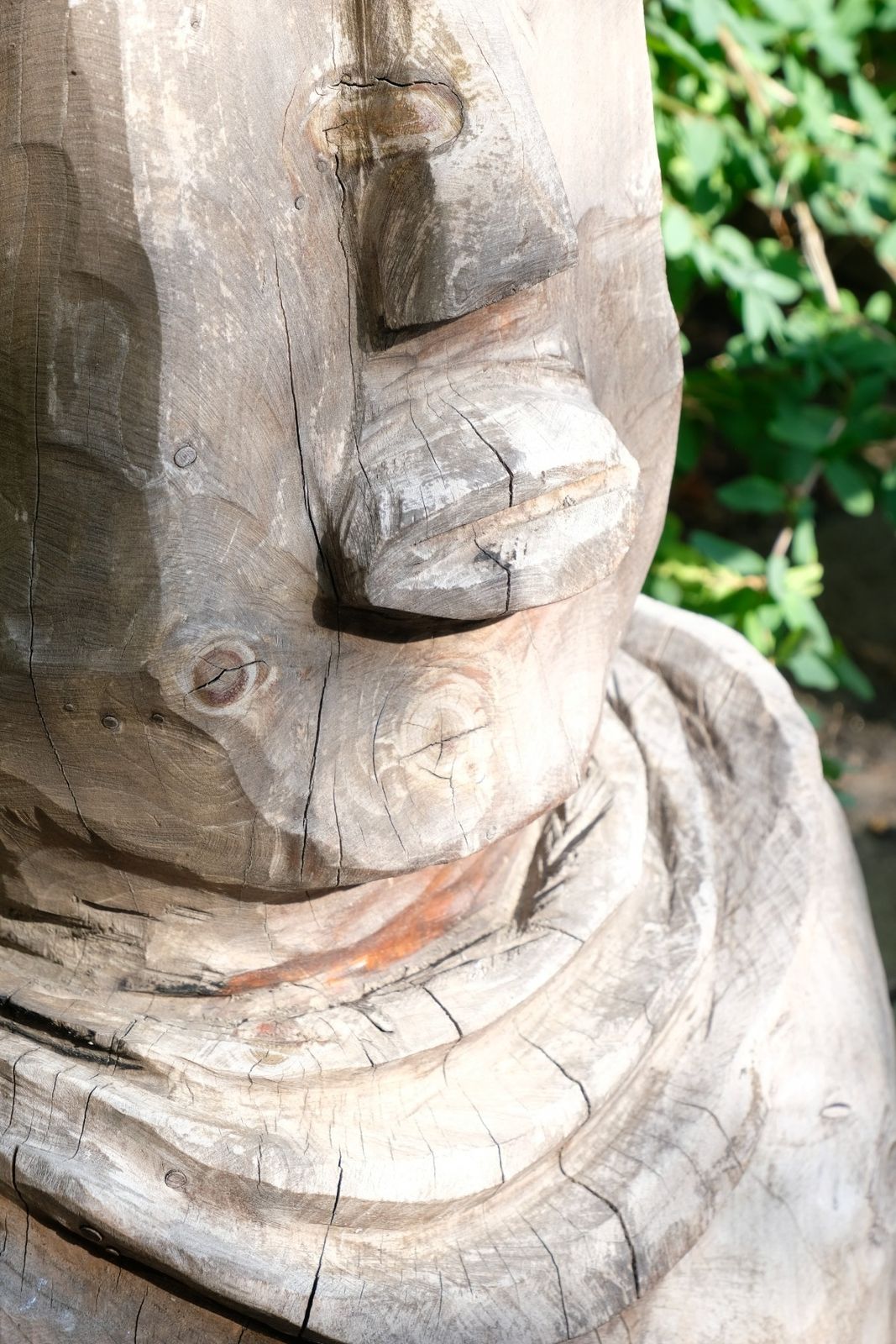 Naïve Folk Art Wooden Bust Of A Mythical Man – Hand Carved photo buy