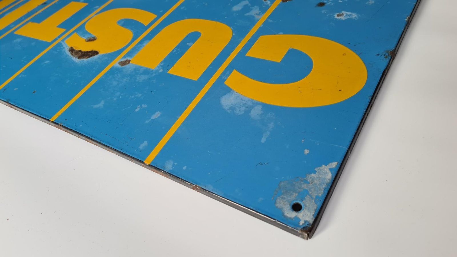 Vintage Enamel Sign, 1950s photo vintage