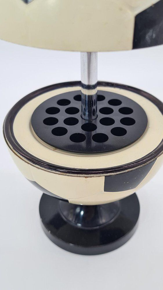 Home Decor Vintage Standing Ashtray Football, 1960s photo