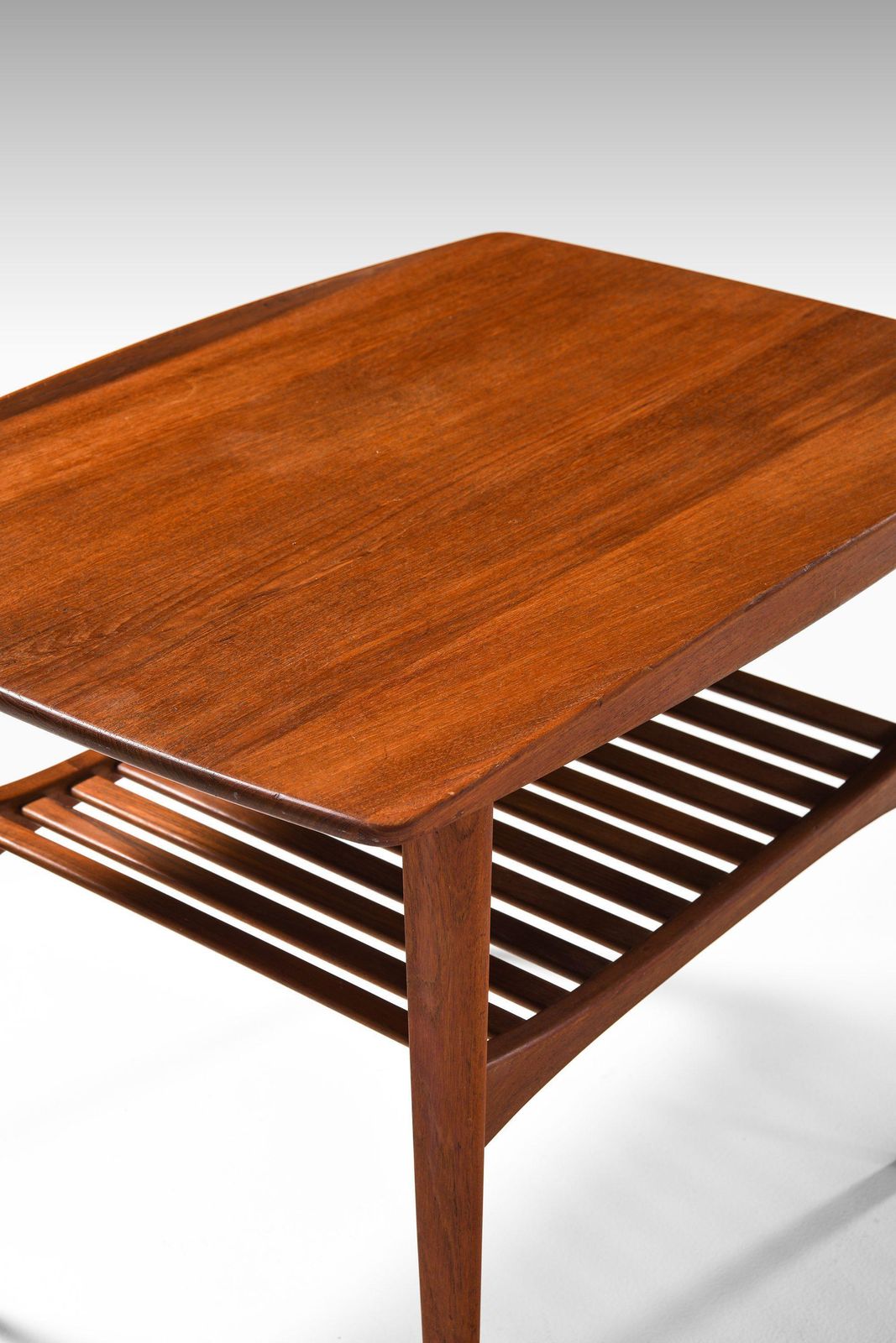 Pair Of Side Tables In Teak By Tove And Edvard Kindt Larsen, 1950's photo Furniture