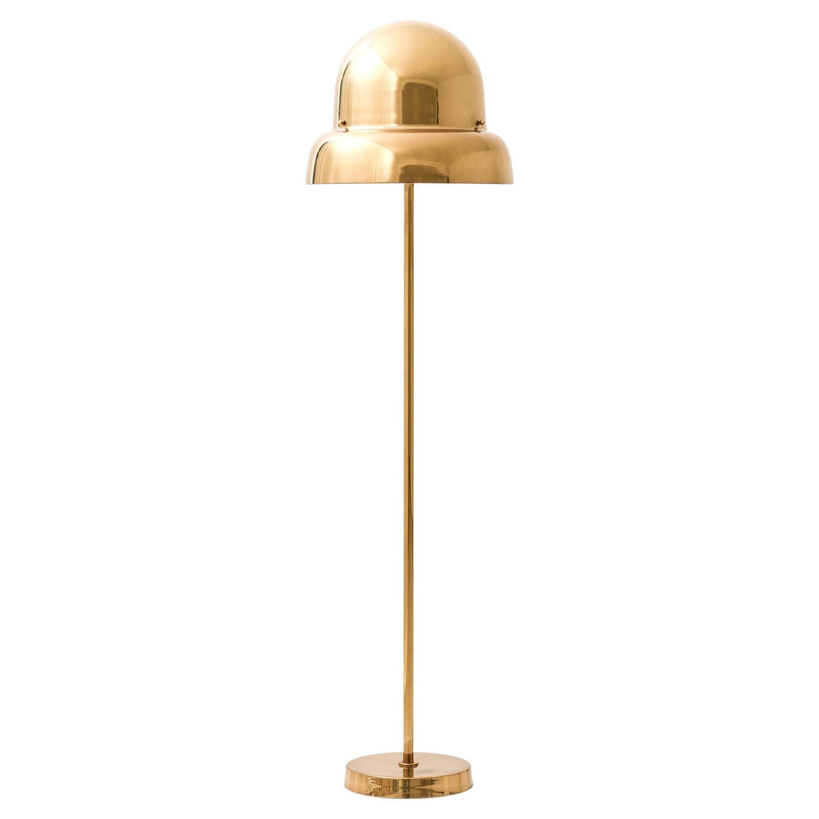 Floor Lamp In Brass And Plastic By Eje Ahlgren, 1970's