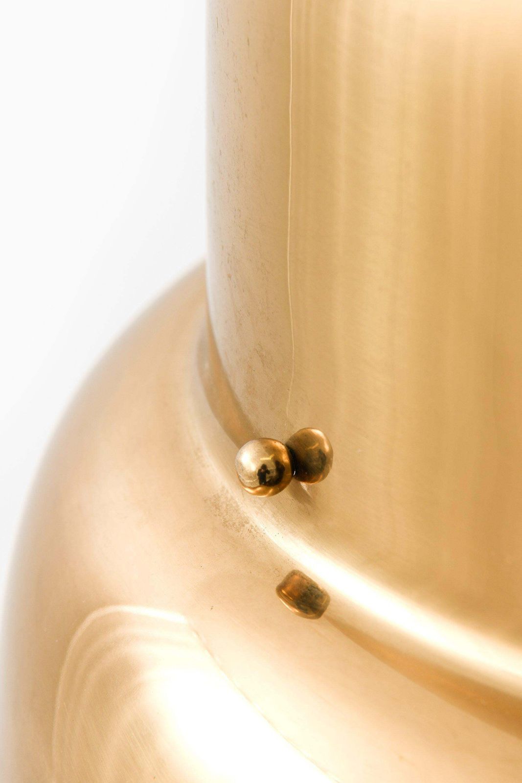 Floor Lamp In Brass And Plastic By Eje Ahlgren, 1970's photo vinterior