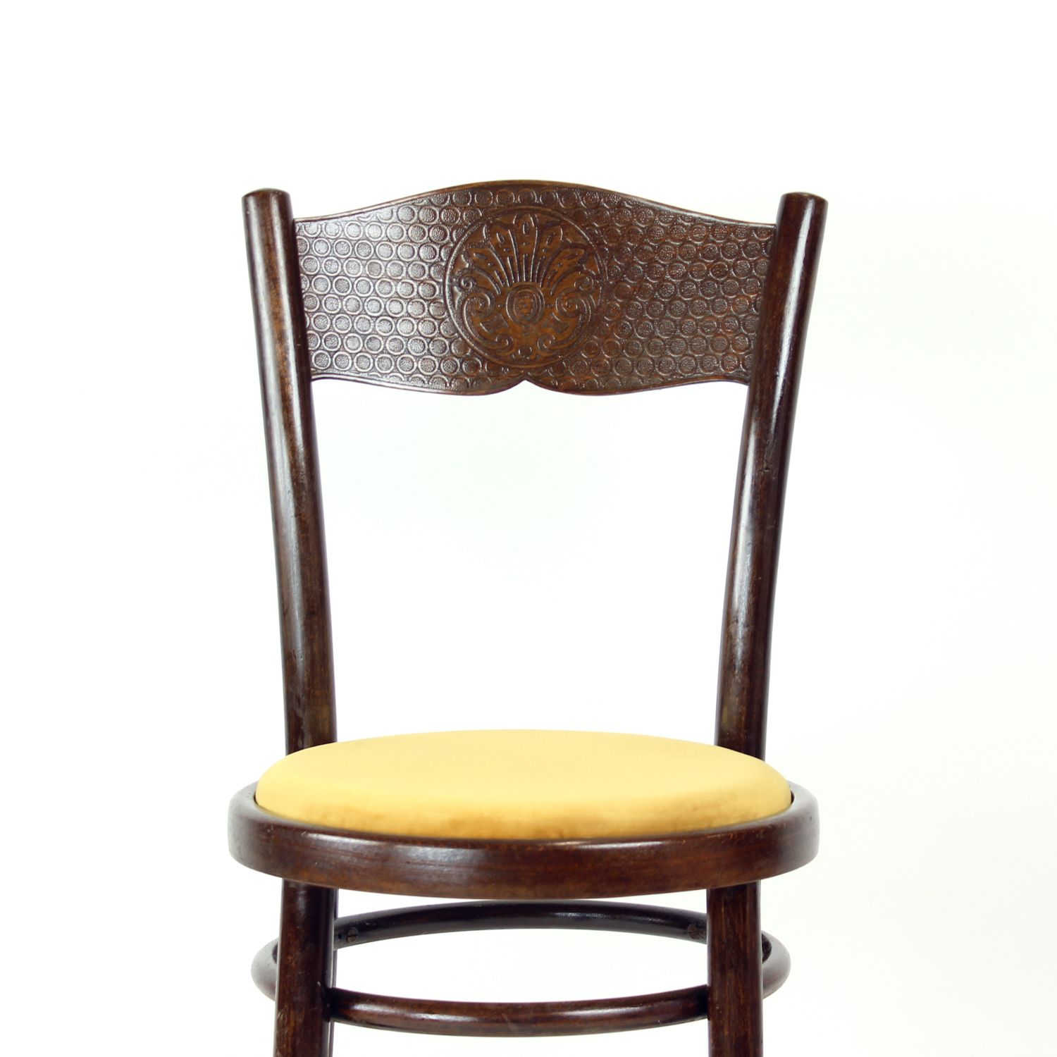 Vintage Bentwood Chair, Thonet Design, Czechoslovakia 1940s photo furniture