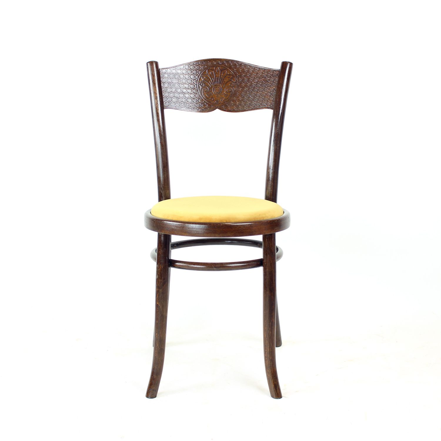 Vintage Bentwood Chair, Thonet Design, Czechoslovakia 1940s photo Furniture