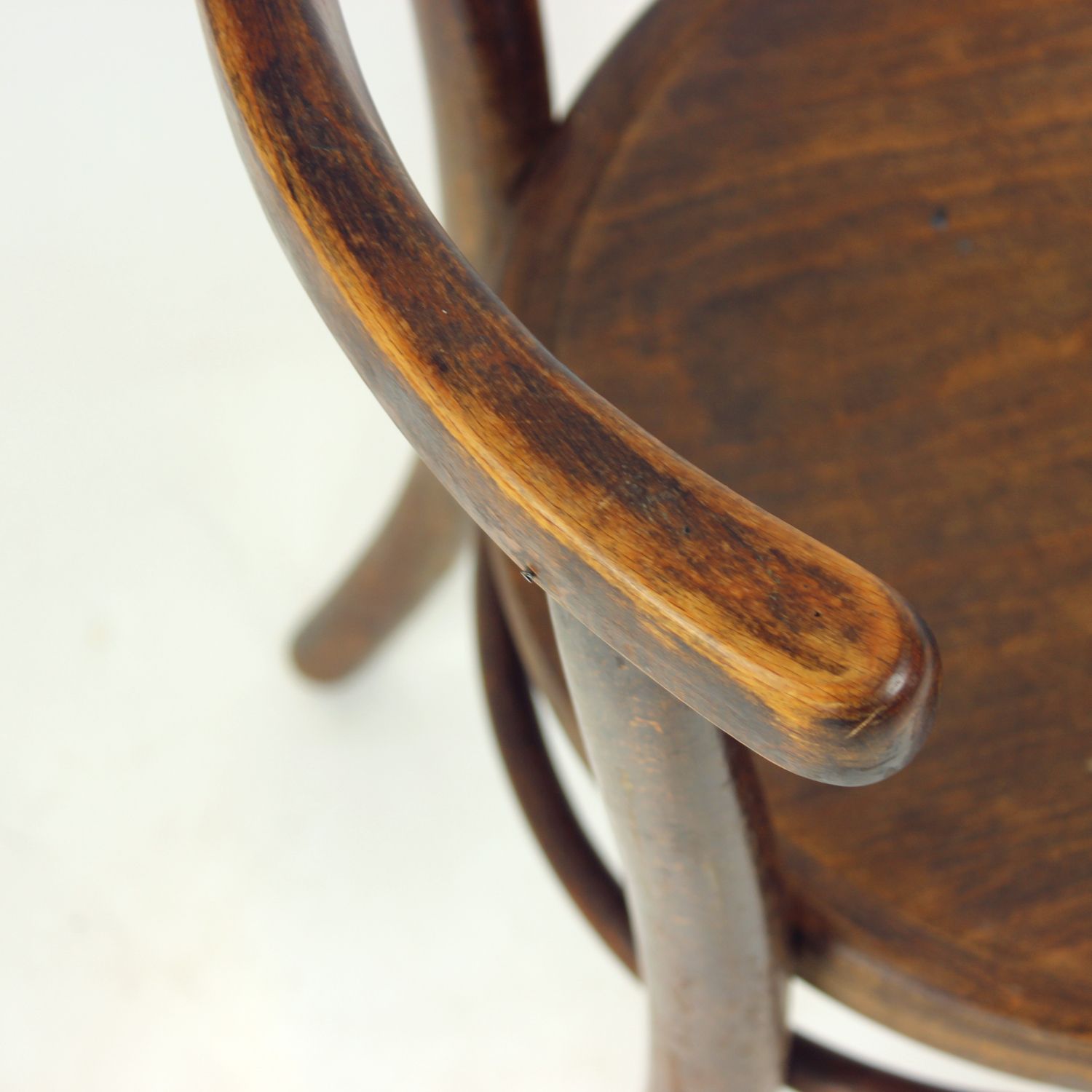 1950s Round Bentwood Child Chair By Tatra photo buy