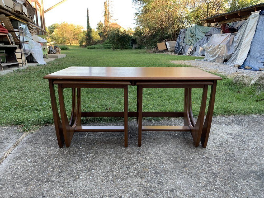 Mid Century Teak Nesting Tables By Victor Wilkins For G Plan, Uk, 1970s, Set Of 3