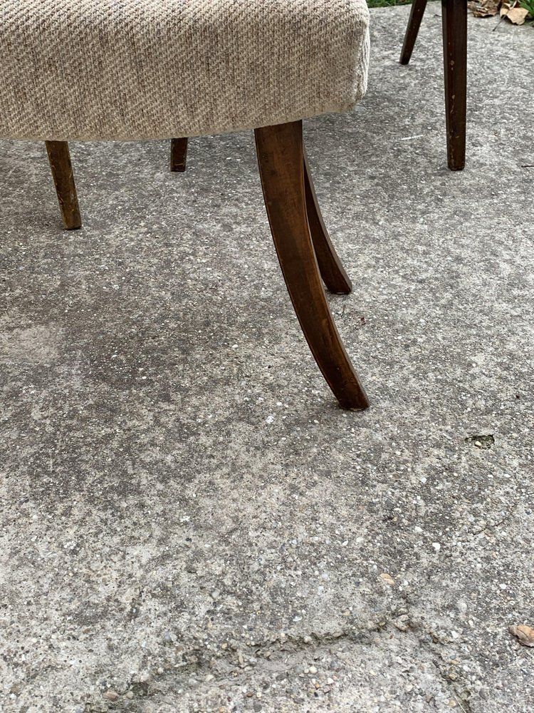 Art Deco Side Chairs And Stool, 1940s, Set Of 3 photo furniture