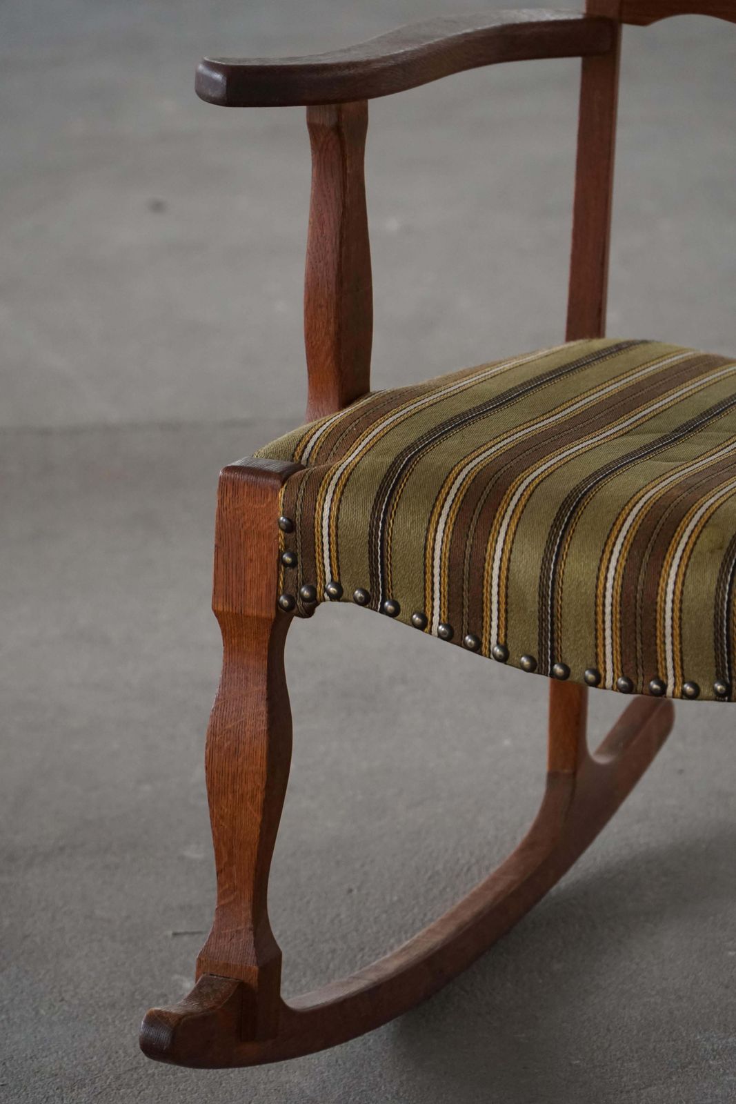 photo buy Rocking Chair In Oak, Danish Mid Century Modern, Henning Kjærnulf, 1960s