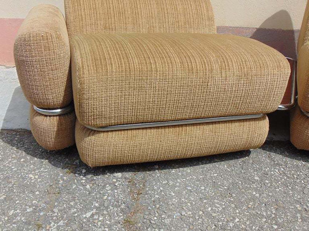 Mid Century Italian Modular Armchairs, 1960s, Set Of 3 photo furniture