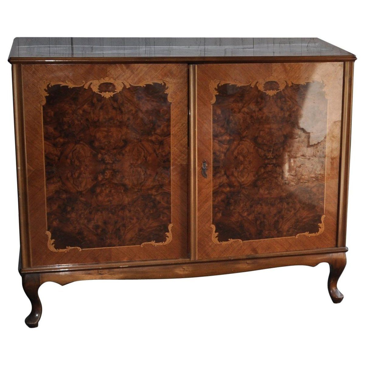 Hungarian Baroque Style Dresser, 1940s