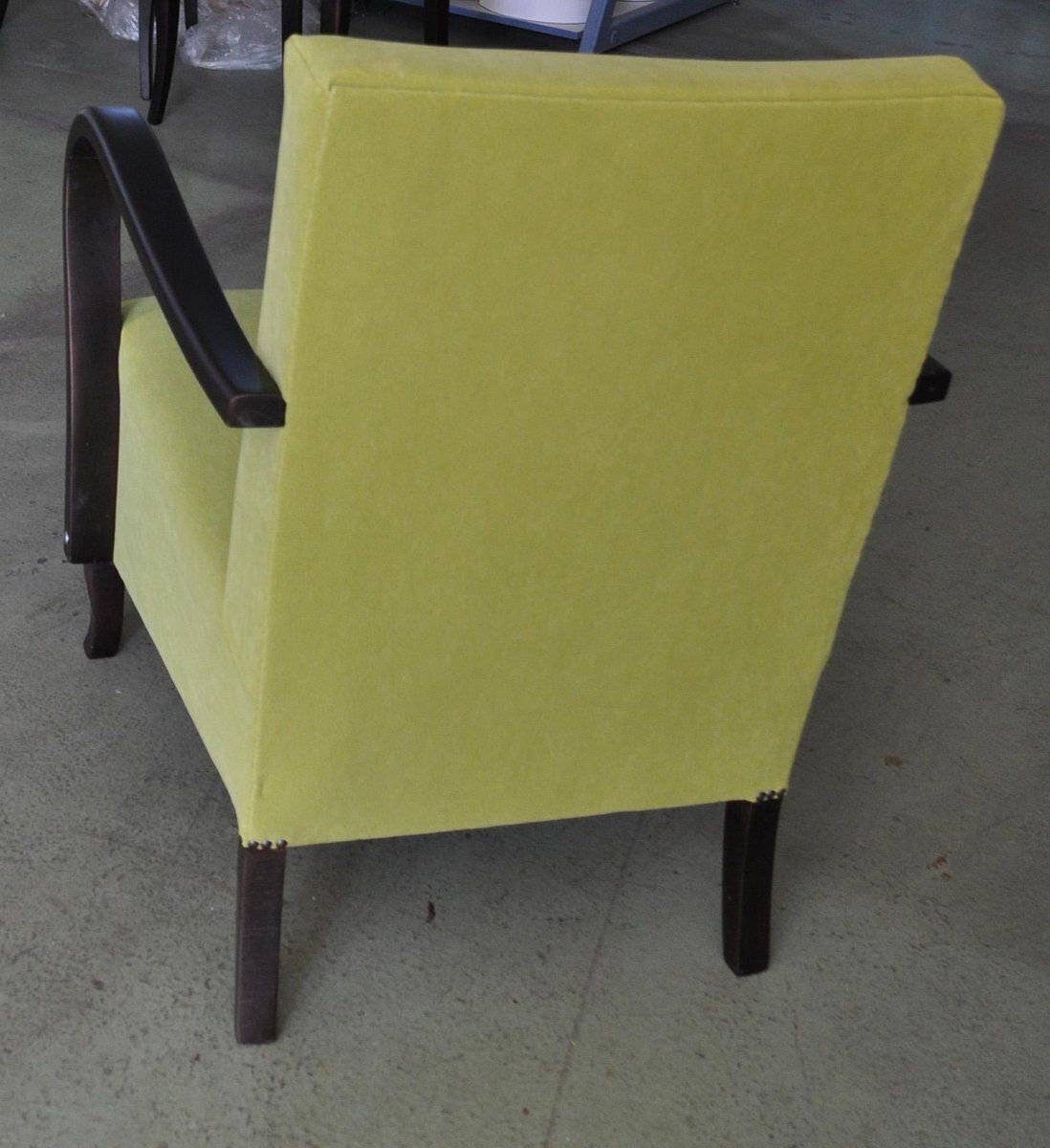 Art Deco Green Armchair, 1920s photo 1008.0