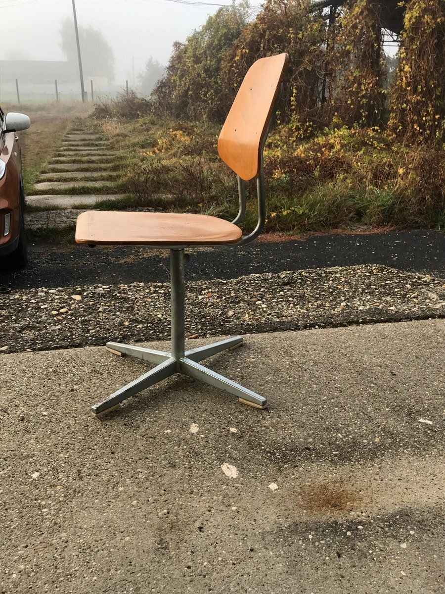 Swiss School Chairs From Embru, 1960s, Set Of 3 photo Furniture
