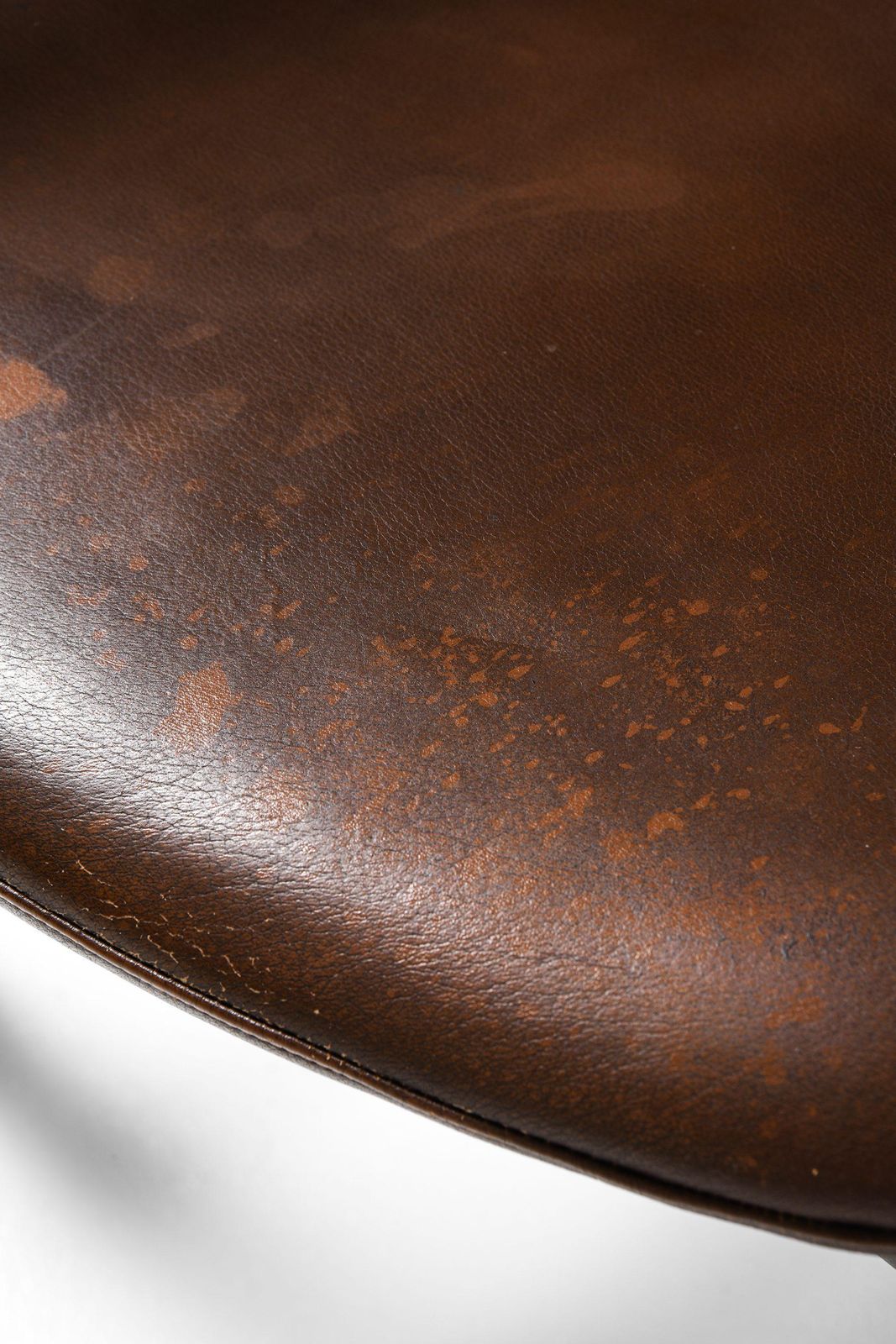 Armchair In Rosewood And Original Brown Leather By Hans Olsen, 1960's photo buy