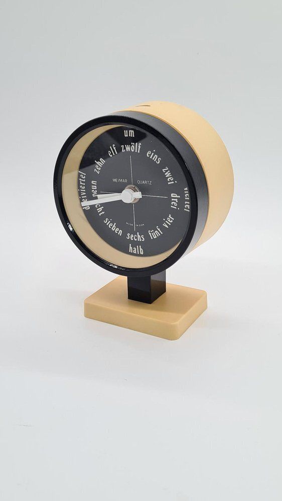Space Age Desk Clock, 1970s photo for sale