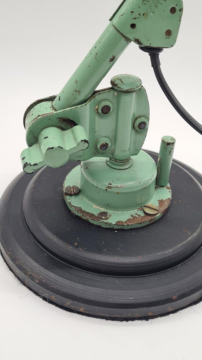 photo furniture Articulated Lamp In Green Metal By C. Fischer For Midgard, 1950s